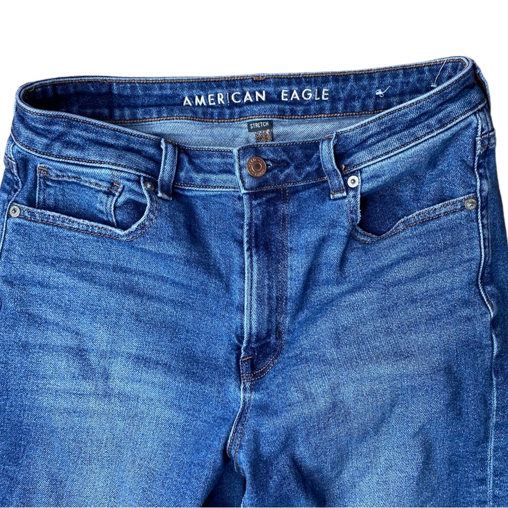 AE Ripped Knee Mom Jeans - Picture 3 of 5